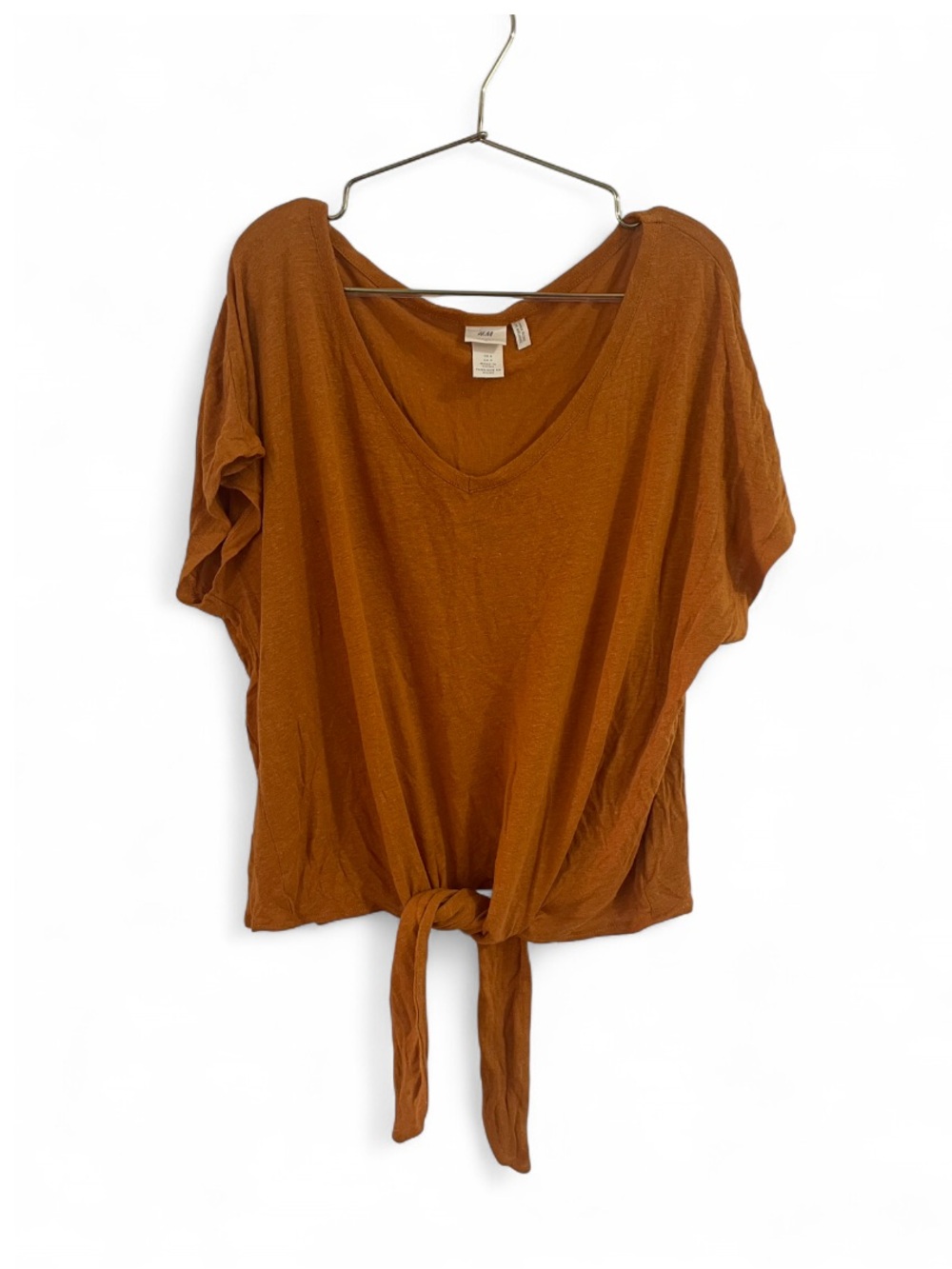 H&M Sienna Tie-Front Top
